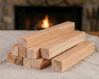 Cedar Fire Starter Sticks • Kiln Dried Kindling for Fireplace, Camping, Wood Stove (10 Pack)