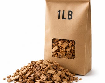 Applewood Smoking Chips 1LB Natural BBQ Smoker Fuel for Brisket Chicken Ribs Pork