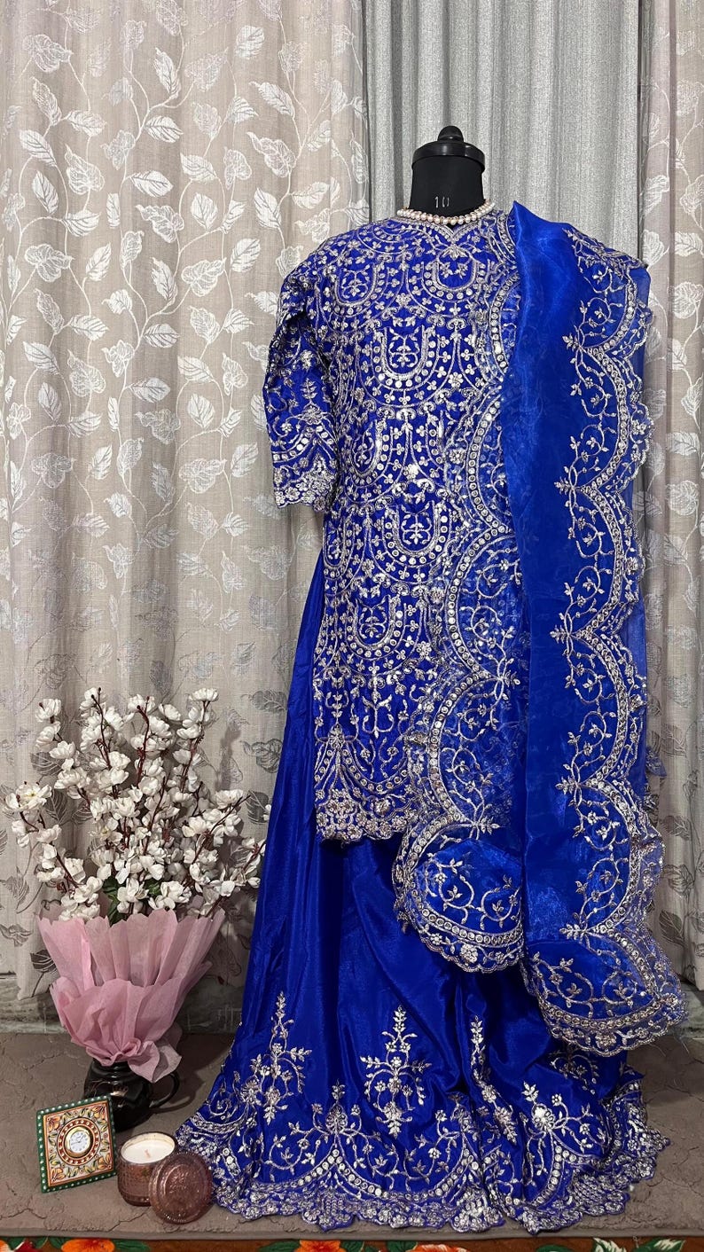 punjabi kostym kvinnor salwar kameez kvinna shalwar kameez punjabi kostymer kvinnor punjabi klänning punjabi salwar kostymer salwar kameez färdigsydda bild 4
