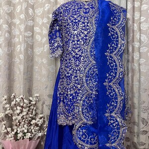 punjabi kostym kvinnor salwar kameez kvinna shalwar kameez punjabi kostymer kvinnor punjabi klänning punjabi salwar kostymer salwar kameez färdigsydda bild 1