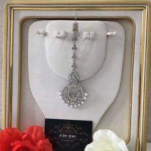 Traditional Silver Maang Tikka, Borla, Bridal Maang Tikka, Bore Damini Tikka, Head Jewellery, Indian Maang Tikka,Head Jewellery, Bindi, Sagu