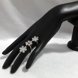Beautiful American Diamanté Adjustable Wedding Ring For Women, Wedding Band, Engagement Ring, Luxury Female Ring, Zircon Ring,Part Jewellery