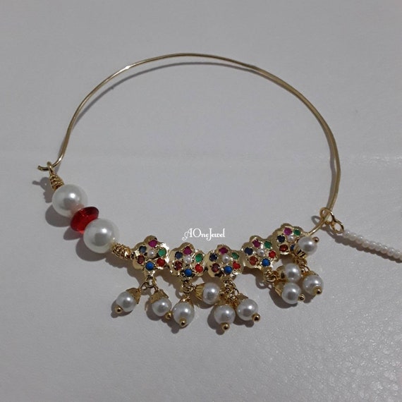 Hyderabadi sale nose pin