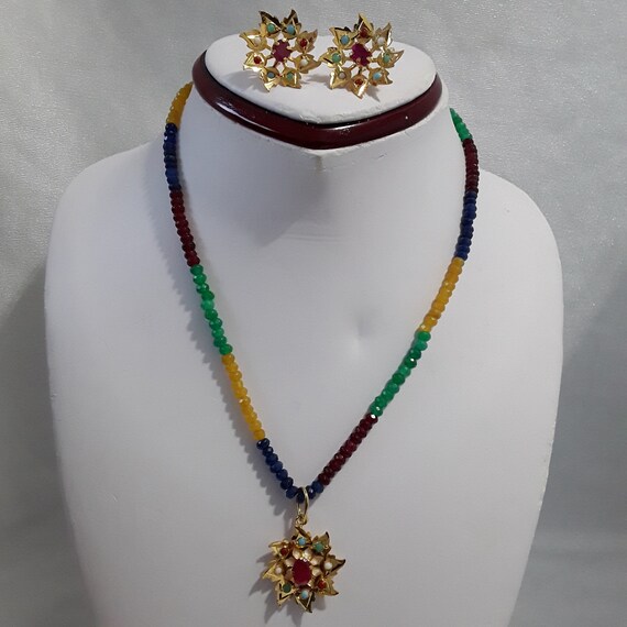 Jadau sale moti set