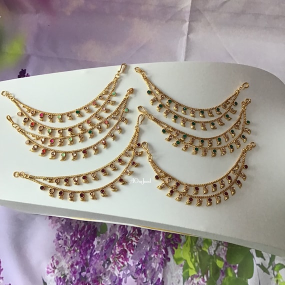 very beautiful gold earring Sahara designs collection - YouTube