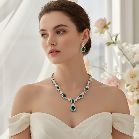 what shade of green is tiana's dress Gold Green Pendant Necklace - All Jewelry
