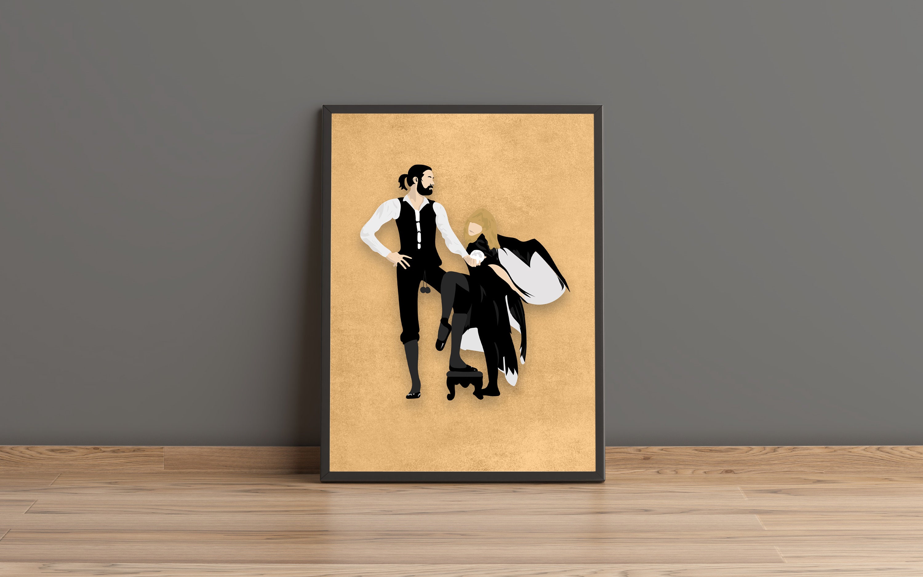 Discover Fleetwood Mac Print - Minimalist Art Print Poster