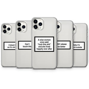 Quote Phone Case, Aesthetic iPhone Cover for iPhone 13, 12, 11, Xr, Xs Max, Samsung A12, A32, A52, A72, Galaxy S20FE, S21, S10E