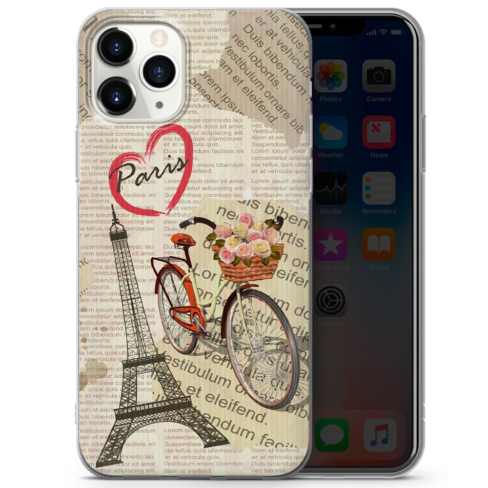 Paris Phone Case, Vintage iPhone Cover for iPhone 13, 12, 11