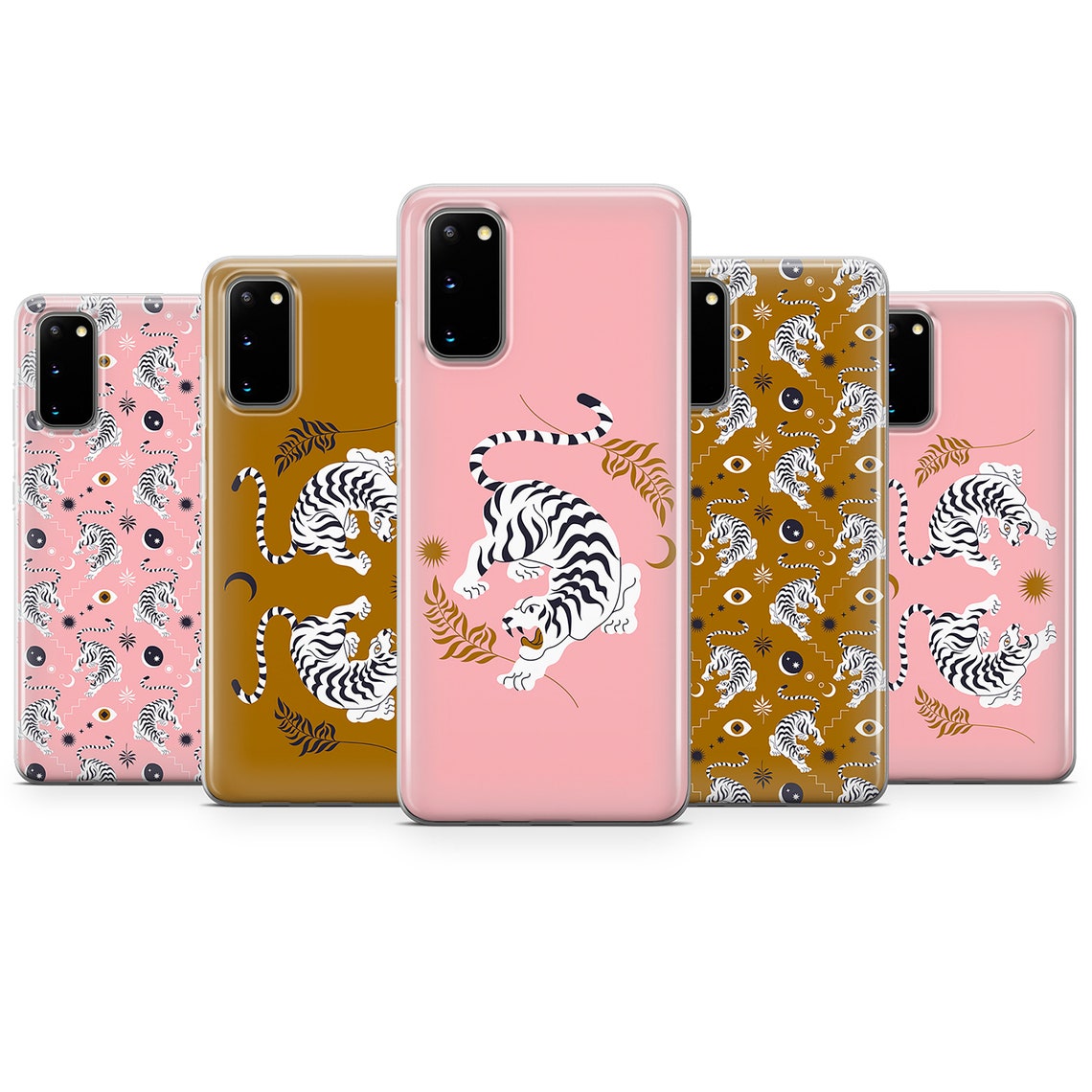 Tiger Phone Case Animal Print Cover for iPhone 12 7 8 XS Etsy