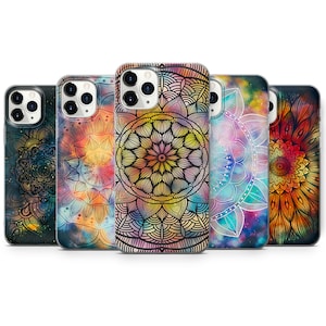 Mandala Phone Case, Indian iPhone Cover for iPhone 13, 12, 11, Xr, Xs Max, Samsung A12, A32, A52, A72, Galaxy S20FE, S21, S10E