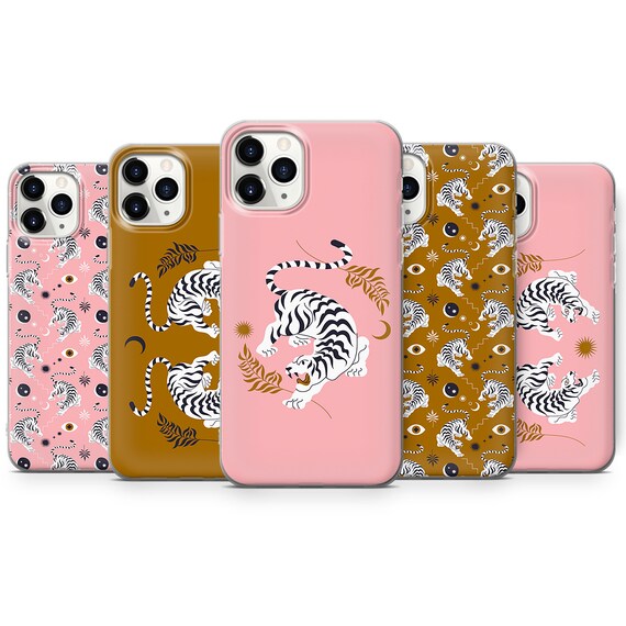 Tiger Phone Case Animal Print Cover for iPhone 12 7 8 XS Etsy