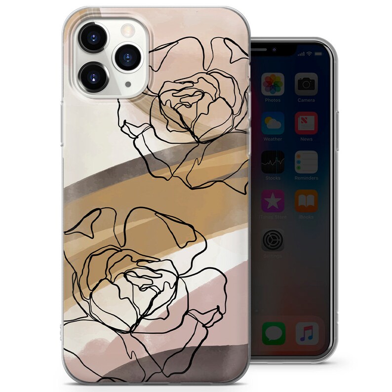 HUAWEI P20 |127 11PRO XS 12 /& Samsung S7 XR J6 Modern Abstract Phone Case Flower Phone Cover for iPhone 7 S8 A6 8+