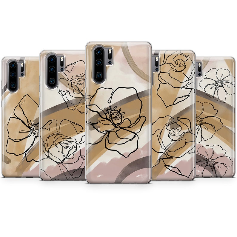 HUAWEI P20 |127 11PRO XS 12 /& Samsung S7 XR J6 Modern Abstract Phone Case Flower Phone Cover for iPhone 7 S8 A6 8+