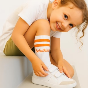 Schoolchild socks school enrollment gift 2025 – children&#39;s socks with print – school cone filling girl boy – 1st grade back to school outfit