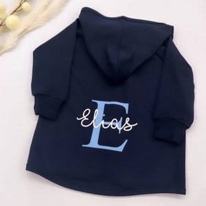 Children's jacket for babies and children with name Personalized Jacket different colors Personalized children's clothing image 3