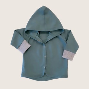Hooded jacket for babies and children | Baby and children's jacket | Size 56-110 | Mint