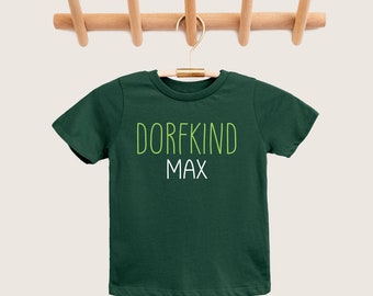 Dorfkind T-Shirt | Personalized children's T-shirt | T-shirt with desired name | various colors | size 56-134