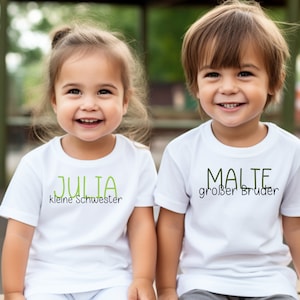 Sibling T-Shirts | Little Brother | Big Sister | Little Sister | Sibling Outfit | Pregnancy Announcement | 1-10 Years |