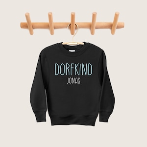 Dorfkind sweatshirt with name | Sweatshirt with saying | Size 56-134 | Motto shirt | Dorfkind sweater