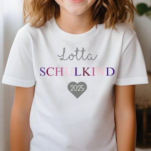 Personalized T-Shirt Schoolchild 2025 | School enrollment gift | Daycare child shirt | First day of school | Children&#39;s T-shirt with name | Daycare farewell