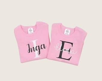 Personalized Long Sleeve Shirt | Baby and Kids Shirt | Personalized Shirts | T-shirt with name for children