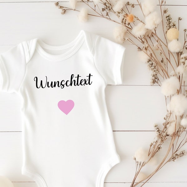 Baby Body personalisiert | Personalisierte Body | Langarmbody | Kurzarmbody | verschiedene Farben | Unisex | Wunschtext