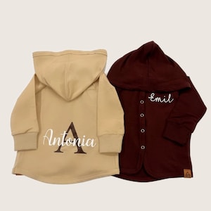 Veste à capuche personnalisée | Veste pour bébés et enfants | Veste enfant avec nom | Unisexe