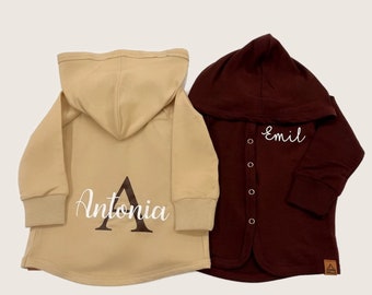 Personalized Hooded Jacket | Jacket for babies and children | Children's jacket with name | Unisex