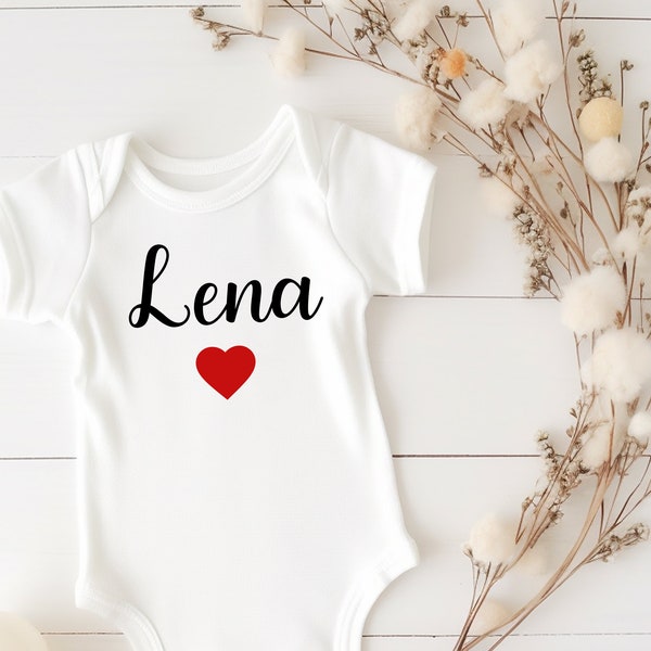 Babybody mit Name | Langarmbody mit Namen | Kurzarmbody mit Namen | Personalisierter Body