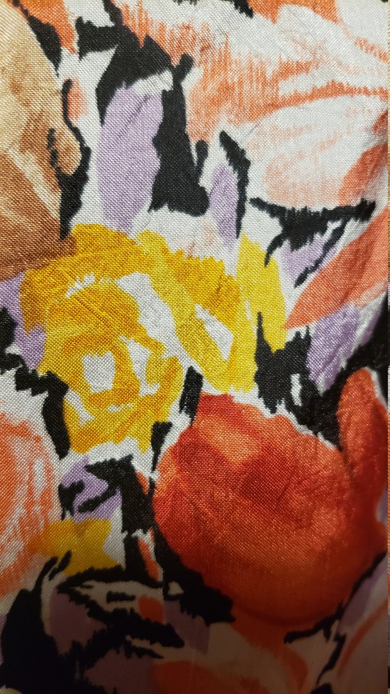 1980's Floral Parachute Pants - image 5