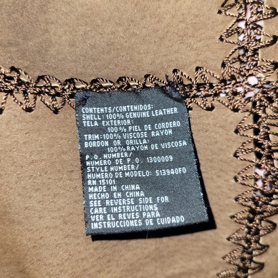 1990's Static Leather Patchwork Jacket Large - image 6