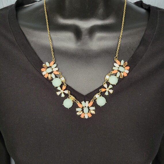 Multi Colored Flower Necklace - image 1