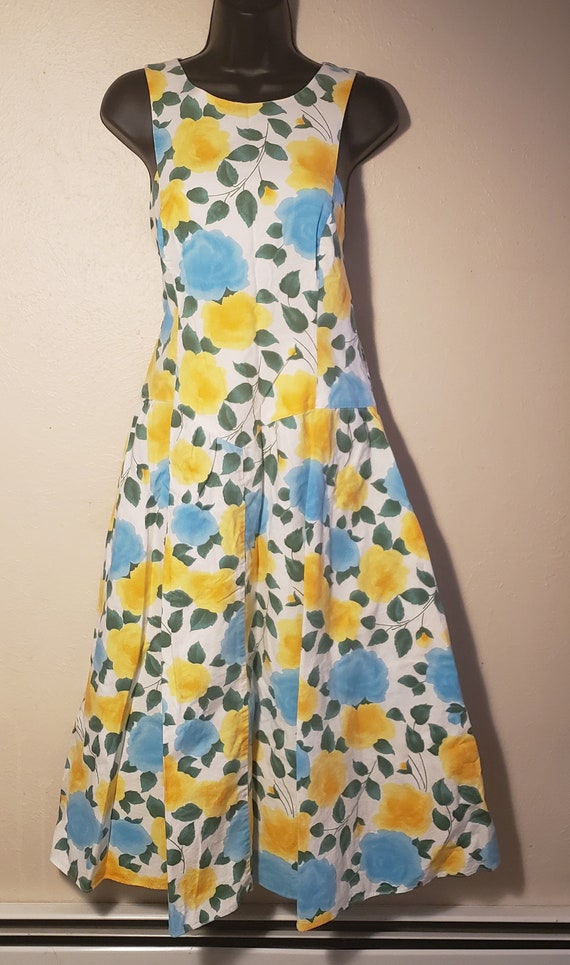 Flower Below Knee Sundress