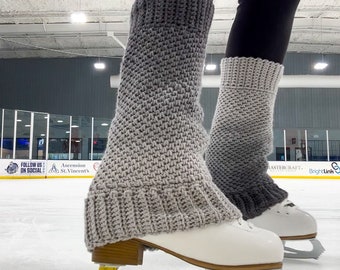 Crocheted Leg Warmers | Ice Skating Leg Warmers