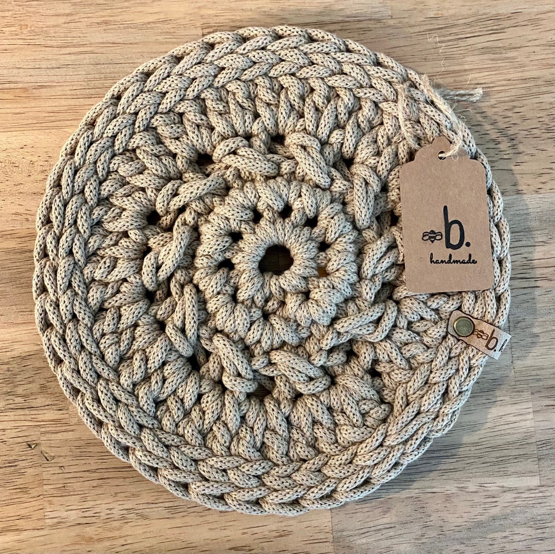 Crocheted Table Mats Crocheted Table Trivets Crocheted Home Decor Table