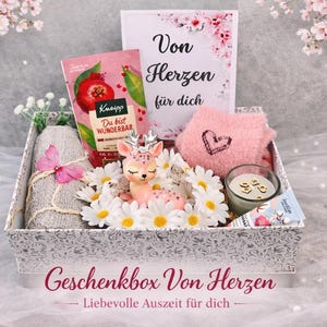 Wellness Geschenkbox, Me Time Box mit Handtuch und Pflege, Wohlfühlset für Frauen und Männer, Entspannung Geschenkidee, Geburtstag, Ostern