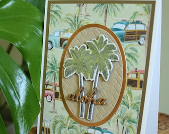 Tarjeta de felicitación hawaiana