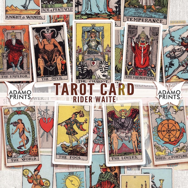 Printable Classic Tarot Etsy