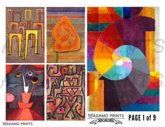 パウル・クレーのシュルレアリスム、表現主義、ムーブメントアート