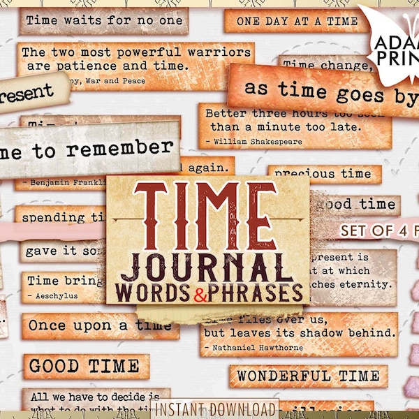 タイムジャーナルの言葉とフレーズ、モチベーションを高める言葉、ジャンクジャーナルの言葉、デジタルインスピレーションの名言、定義、ミックスメディア、エフェメラの言葉