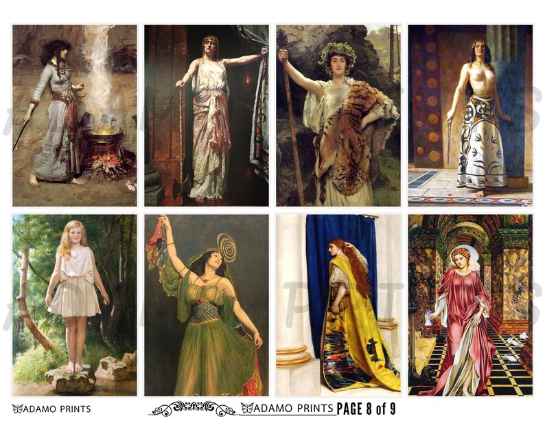 Pre-raphaelite Paintings Digital Images Victorian Art - Etsy