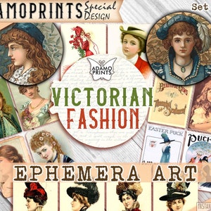 Victorian Fashion, Edwardian Digital, Victorian Women, Digital Collage, Ephemera Classic, Vintage Art, Printings, Junk Journal, Embellish