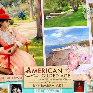 American Gilded Age, Digital Images, Ephemera Classics, Classic, Vintage, Scrapbook Women Digital, Altered Art, Art Supplies, Download
