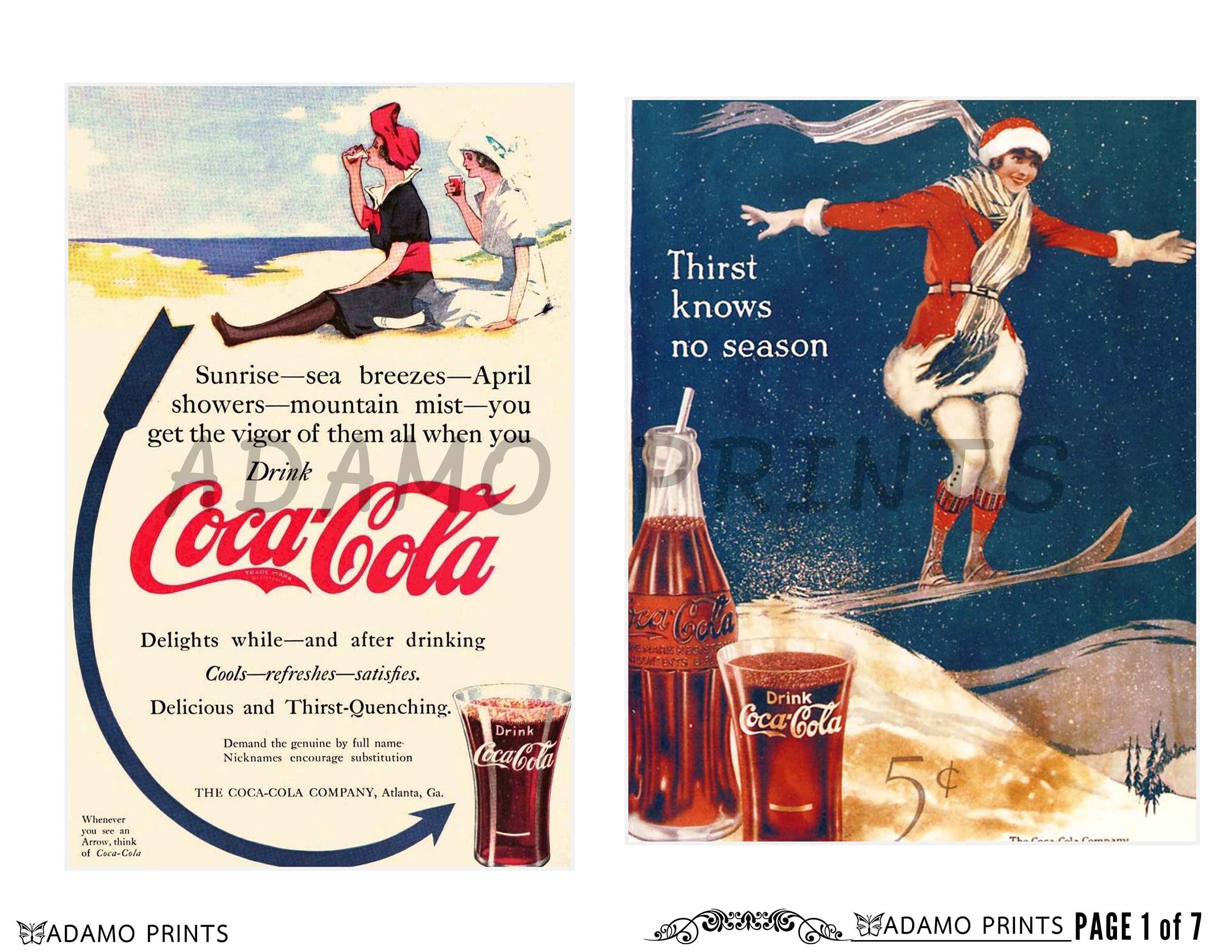 Vintage Coca-cola, Aged Advertising, Vintage Images, Ephemera