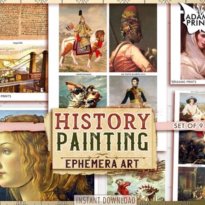 History Painting, Digital Images, Vintage Art, Ephemera Classic, Digital Art, Digital Collage, Scrapbook History, Alter Art Digital