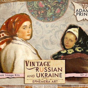 Vintage Russian and Ukraine, Digital Images, Vintage Photos, Digital Collage, Ephemera, Classic, Vintage Art, Printings, Junk Journal