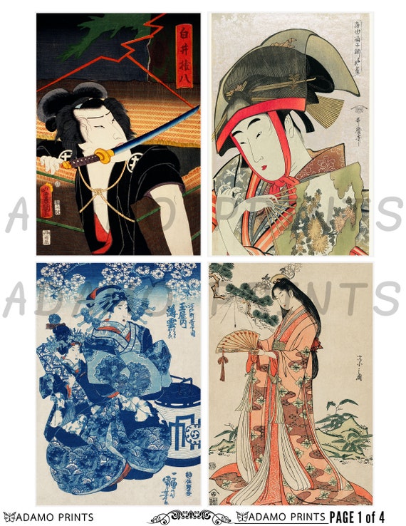Traditional Japanese Art, Vintage Japan, Digital Images, Ephemera Classics, Digital Art, Classic Japan, Art Ephemera, Digital Collage - Etsy Traditional Japanese Art, Vintage Japan, Digital Images, Ephemera Classics, Digital Art, Classic Japan, Art Ephemera, Digital Collage - Etsy