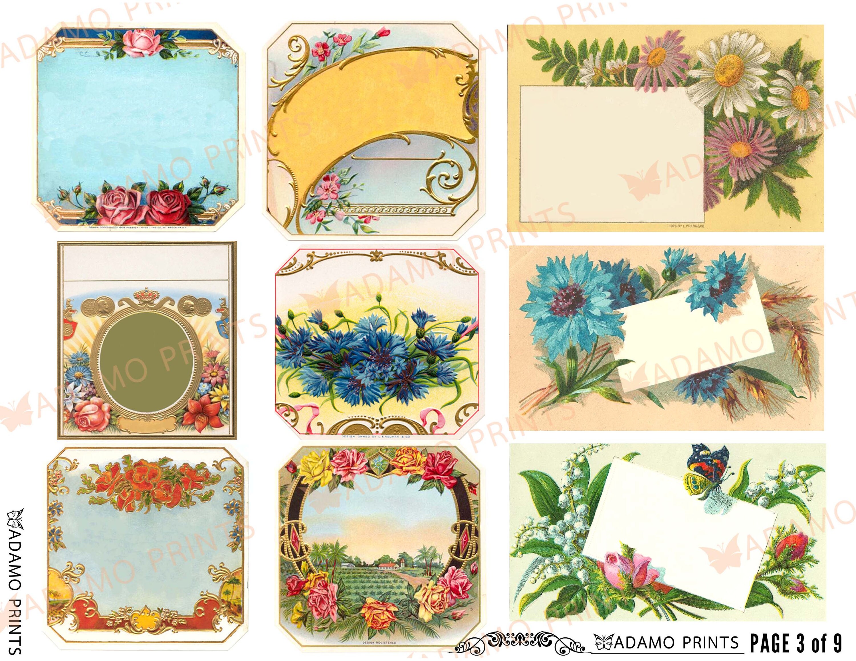 Vintage Botanical Victorian Floral Printable Planner Stickers – The Paper  Hen