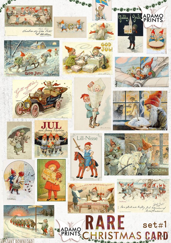 Rare Christmas Card Set1, Digital Images, Vintage Art, Collage Sheet Christmas, Vintage Cards, Scrapbook, Junk Journal, ATC, Download - Etsy Rare Christmas Card Set1, Digital Images, Vintage Art, Collage Sheet Christmas, Vintage Cards, Scrapbook, Junk Journal, ATC, Download - Etsy